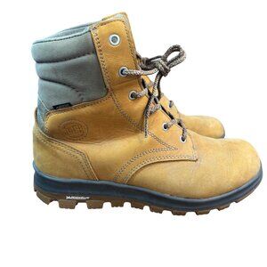 Hanwag Men's Leather Hiking Boots Size 9.5 US Michelin Sole Padded Collar.